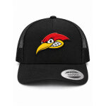 5-Panel | Retro Trucker Cap | schwarz | Woodpeckers e.V.