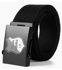 Gürtel | Stoff | Metallschließe | schwarz |...