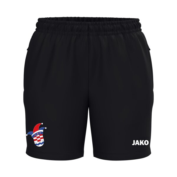 Webshort Damen | JAKO One | schwarz | Leimbacher Karnevalverein