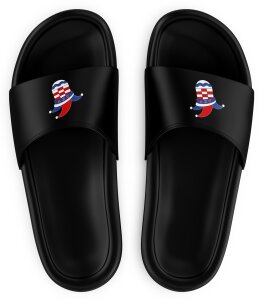 Badeschuhe | Logo | schwarz | Leimbacher Karnevalverein
