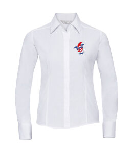 Bluse | langarm | Damen | weiss | Leimbacher Karnevalverein