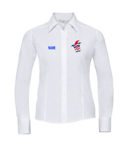 Bluse | langarm | Damen | weiss | Leimbacher Karnevalverein