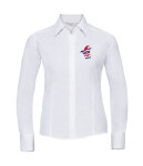 Bluse | langarm | Damen | weiss | Leimbacher Karnevalverein