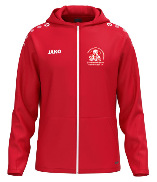 Kapuzenjacke | JAKO One | Kinder/Herren | rot | Festkomitee Erfurter Karneval 1954 e.V.