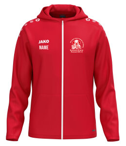 Kapuzenjacke | JAKO One | Kinder/Herren | rot | Festkomitee Erfurter Karneval 1954 e.V.