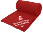 Aufwärmdecke | Fleece | rot | Festkomitee Erfurter Karneval 1954 e.V.