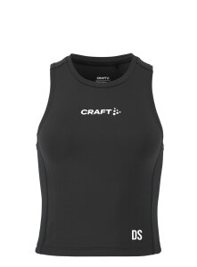 Crop Tee Damen | Rush 2.0 | schwarz | USV Jena Unisport