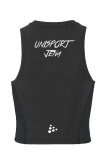 Crop Tee Damen | Rush 2.0 | schwarz | USV Jena Unisport