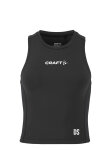 Crop Tee Damen | Rush 2.0 | schwarz | USV Jena Unisport