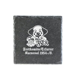 Untersetzer | Schiefer | Logo | Festkomitee Erfurter...