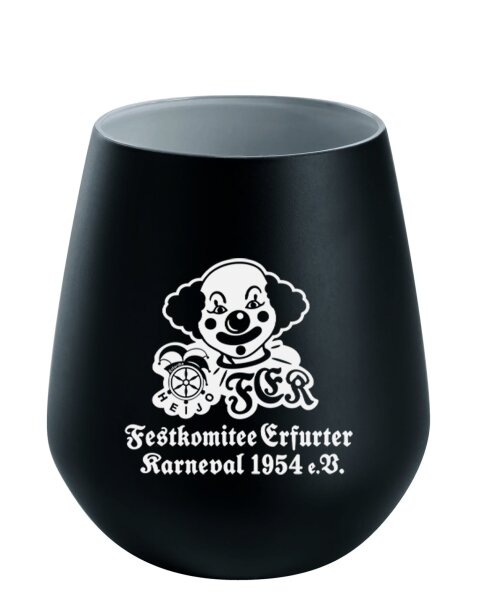 Universalglas | Windlicht | matt schwarz | 420ml | Festkomitee Erfurter Karneval 1954 e.V.