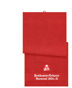 Handtuch | rot | Festkomitee Erfurter Karneval 1954 e.V.