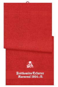 Badetuch/Strandtuch | rot | Festkomitee Erfurter Karneval...