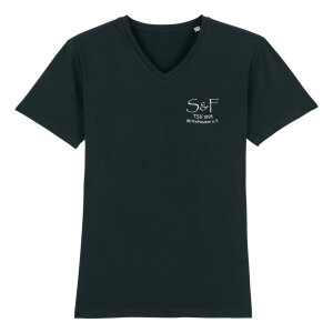 T-Shirt mit V-Ausschnitt Herren | Stanley Stella...