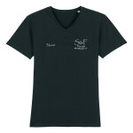 T-Shirt mit V-Ausschnitt Herren | Stanley Stella Presenter | schwarz | TSV 1898 Mittelhausen e.V.
