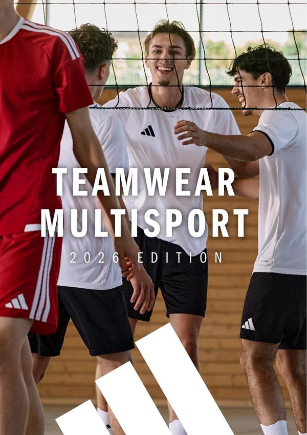 adidas Teamwear Multisport 2026 Katalog Cover